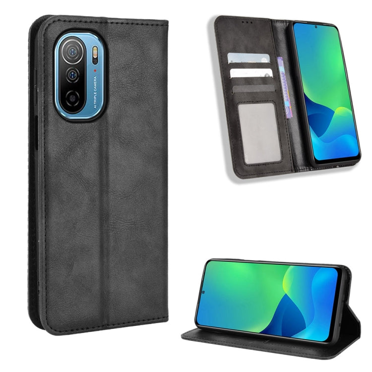 Magnetic Buckle Retro Texture Leather Phone Case, For Cricket Dream 5G / AT&T Radiant Max 5, For OPPO Find N, For OPPO Find X5 Pro, For OPPO Find X5, For OPPO Realme 9 Pro+, For OPPO Realme 9 Pro, For OPPO Realme C35                                    ...