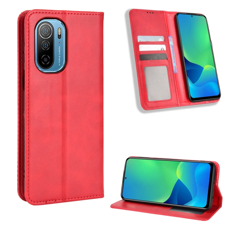Magnetic Buckle Retro Texture Leather Phone Case, For Cricket Dream 5G / AT&T Radiant Max 5, For OPPO Find N, For OPPO Find X5 Pro, For OPPO Find X5, For OPPO Realme 9 Pro+, For OPPO Realme 9 Pro, For OPPO Realme C35                                    ...