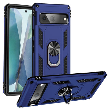 Shockproof TPU + PC Phone Case with Holder, For Xiaomi 12 Pro, For Xiaomi Poco X4 Pro 5G, For Xiaomi Redmi Note 11 Pro, For Motorola Edge 30 Pro, For Google Pixel 6a, For Google Pixel 7, For Google Pixel 7 Pro