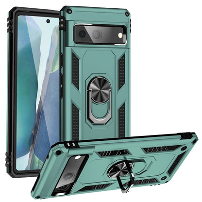 Shockproof TPU + PC Phone Case with Holder, For Xiaomi 12 Pro, For Xiaomi Poco X4 Pro 5G, For Xiaomi Redmi Note 11 Pro, For Motorola Edge 30 Pro, For Google Pixel 6a, For Google Pixel 7, For Google Pixel 7 Pro