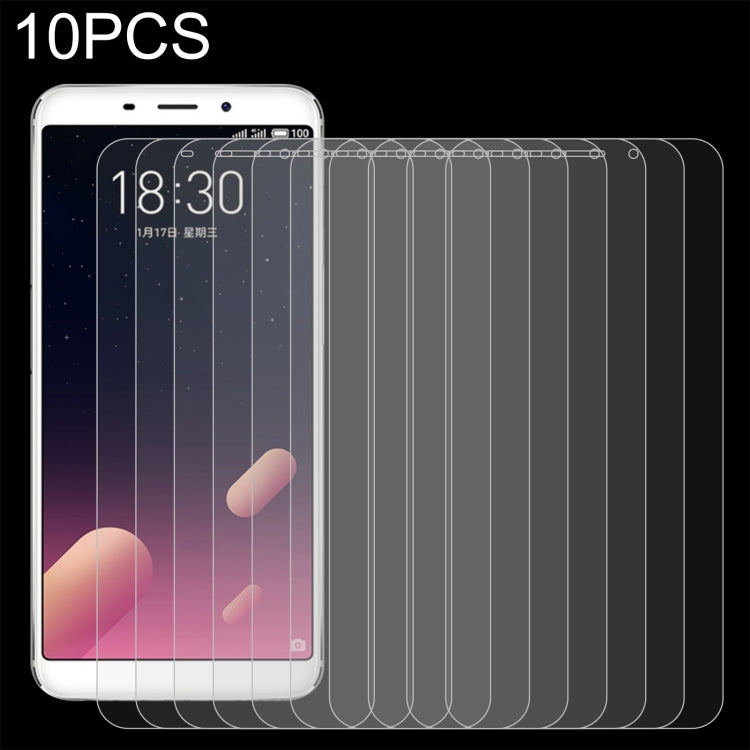10 PCS 0.26mm 9H 2.5D Tempered Glass Film, For Tecno Spark 8C(10 PCS), For ZTE Blade V40(10 PCS), For Meizu Meilan S6 (10 PCS)