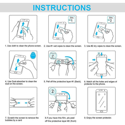 10 PCS 0.26mm 9H 2.5D Tempered Glass Film, For Tecno Spark 8C(10 PCS), For ZTE Blade V40(10 PCS), For Meizu Meilan S6 (10 PCS)
