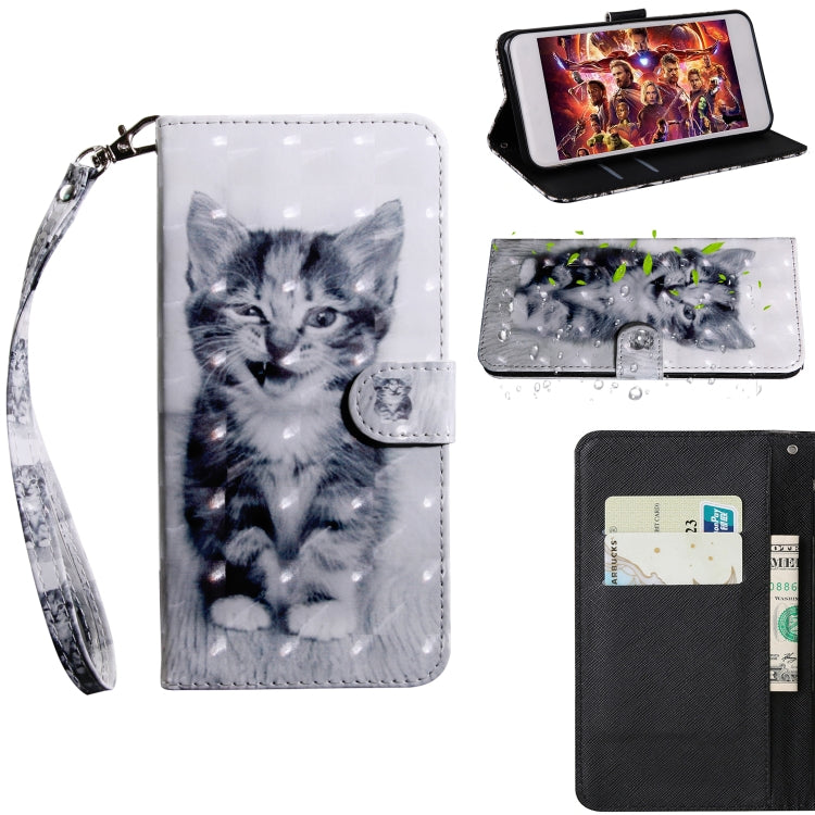 3D Painting Pattern Coloured Drawing Leather Phone Case, For Google Pixel 6, For Google Pixel 6 Pro, For Google Pixel 7 5G, For Google Pixel 7 Pro 5G