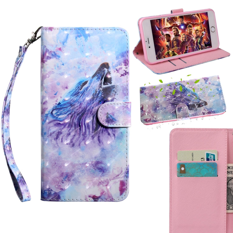 3D Painting Pattern Coloured Drawing Leather Phone Case, For Google Pixel 6, For Google Pixel 6 Pro, For Google Pixel 7 5G, For Google Pixel 7 Pro 5G