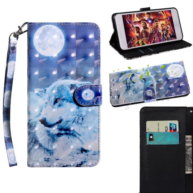 3D Painting Pattern Coloured Drawing Leather Phone Case, For Google Pixel 6, For Google Pixel 6 Pro, For Google Pixel 7 5G, For Google Pixel 7 Pro 5G