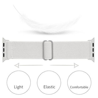 Polyester Nylon Watchband For Apple Watch Series, 7 41mm / 6&SE&5&4 40mm / 3&2&1 38mm, 7 45mm / 6&SE&5&4 44mm / 3&2&1 42mm