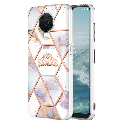Electroplating Splicing Marble Flower Pattern TPU Shockproof Phone Case, For Nokia G10 / G20, For Nokia G21 / G11, For OPPO Realme 9 Pro+ 5G, For OPPO Realme 9 Pro 5G, For OPPO Realme 9i / A36/A96 4G, For Samsung Galaxy A13 4G                          ...