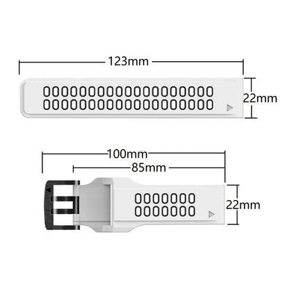 Quick Release Double Row Silicone Watchband, For Garmin Fenix 6, For Garmin Fenix 6X