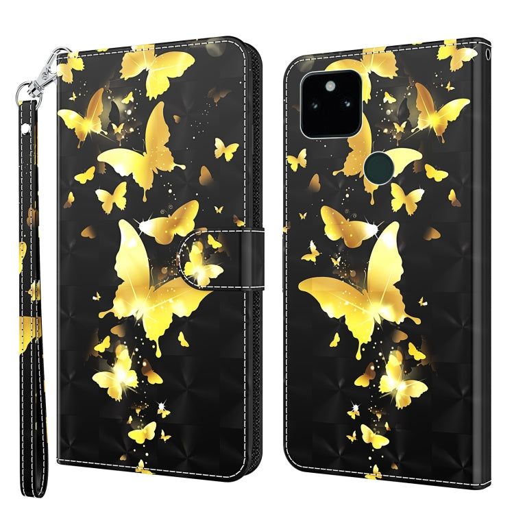 3D Painting Pattern TPU + PU Leather Phone Case, For Google Pixel 5a 5G, For Google Pixel 6, For Google Pixel 6 Pro, For Google Pixel 7 5G, For Google Pixel 7 Pro 5G, For Google Pixel 6a