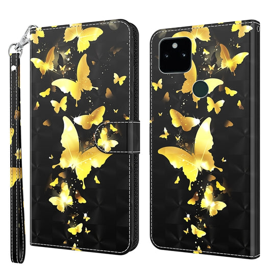 3D Painting Pattern TPU + PU Leather Phone Case, For Google Pixel 5a 5G, For Google Pixel 6, For Google Pixel 6 Pro, For Google Pixel 7 5G, For Google Pixel 7 Pro 5G, For Google Pixel 6a