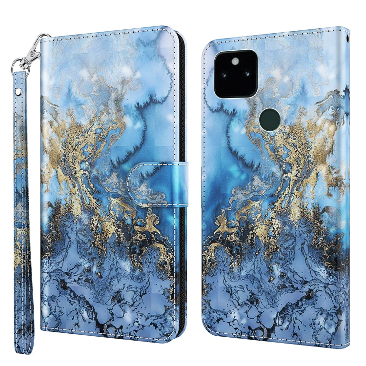 3D Painting Pattern TPU + PU Leather Phone Case, For Google Pixel 5a 5G, For Google Pixel 6, For Google Pixel 6 Pro, For Google Pixel 7 5G, For Google Pixel 7 Pro 5G, For Google Pixel 6a