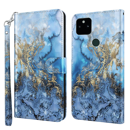 3D Painting Pattern TPU + PU Leather Phone Case, For Google Pixel 5a 5G, For Google Pixel 6, For Google Pixel 6 Pro, For Google Pixel 7 5G, For Google Pixel 7 Pro 5G, For Google Pixel 6a