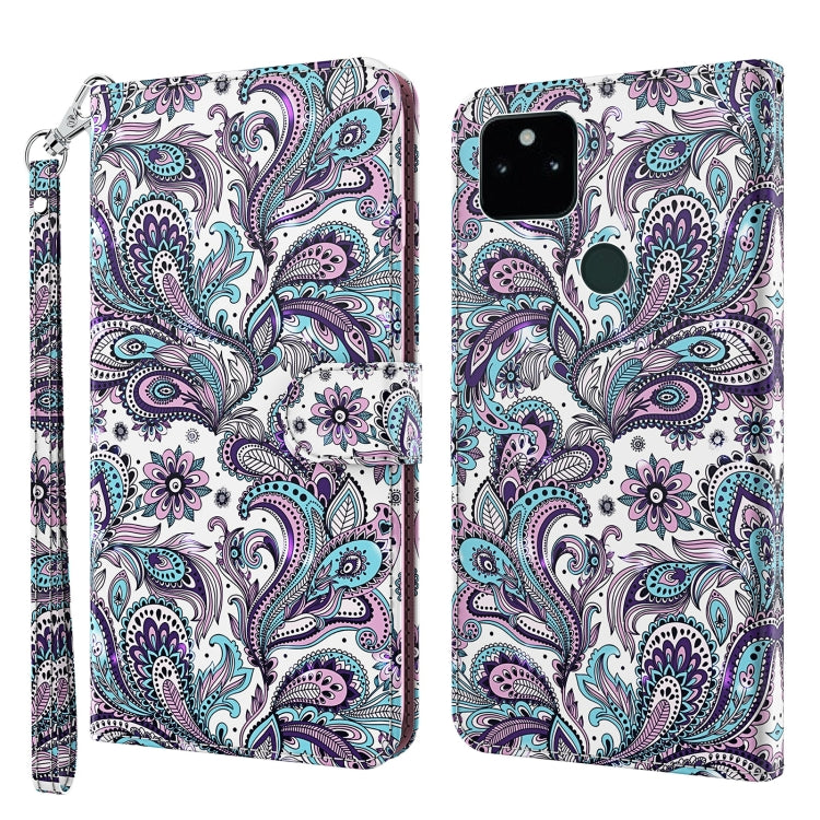 3D Painting Pattern TPU + PU Leather Phone Case, For Google Pixel 5a 5G, For Google Pixel 6, For Google Pixel 6 Pro, For Google Pixel 7 5G, For Google Pixel 7 Pro 5G, For Google Pixel 6a