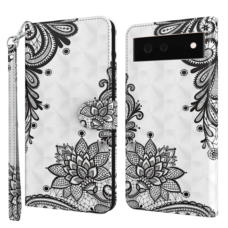 3D Painting Pattern TPU + PU Leather Phone Case, For Google Pixel 5a 5G, For Google Pixel 6, For Google Pixel 6 Pro, For Google Pixel 7 5G, For Google Pixel 7 Pro 5G, For Google Pixel 6a