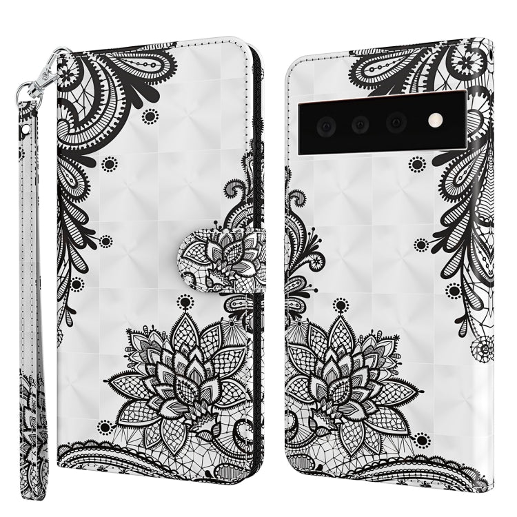 3D Painting Pattern TPU + PU Leather Phone Case, For Google Pixel 5a 5G, For Google Pixel 6, For Google Pixel 6 Pro, For Google Pixel 7 5G, For Google Pixel 7 Pro 5G, For Google Pixel 6a