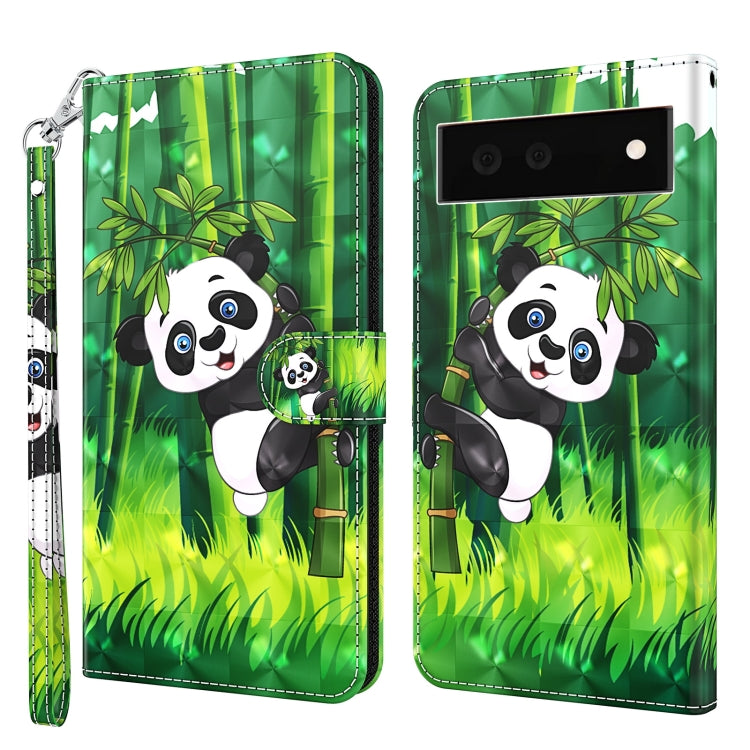 3D Painting Pattern TPU + PU Leather Phone Case, For Google Pixel 5a 5G, For Google Pixel 6, For Google Pixel 6 Pro, For Google Pixel 7 5G, For Google Pixel 7 Pro 5G, For Google Pixel 6a