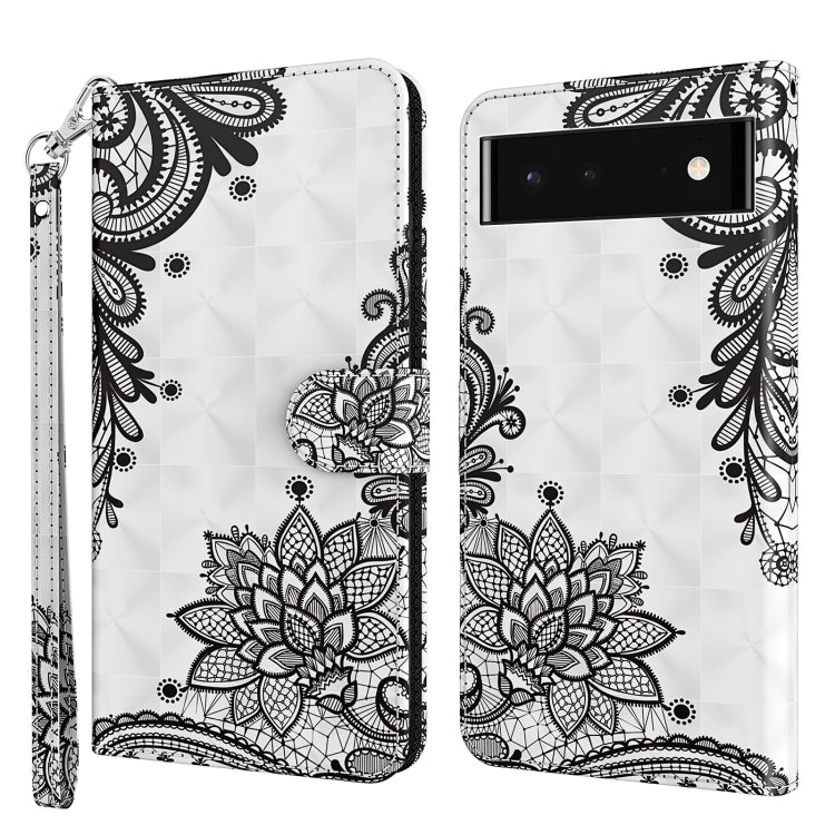 3D Painting Pattern TPU + PU Leather Phone Case, For Google Pixel 5a 5G, For Google Pixel 6, For Google Pixel 6 Pro, For Google Pixel 7 5G, For Google Pixel 7 Pro 5G, For Google Pixel 6a