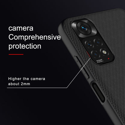 NILLKIN 3D Textured Nylon Fiber TPU Phone Case, For Xiaomi Redmi Note 11 4G Global