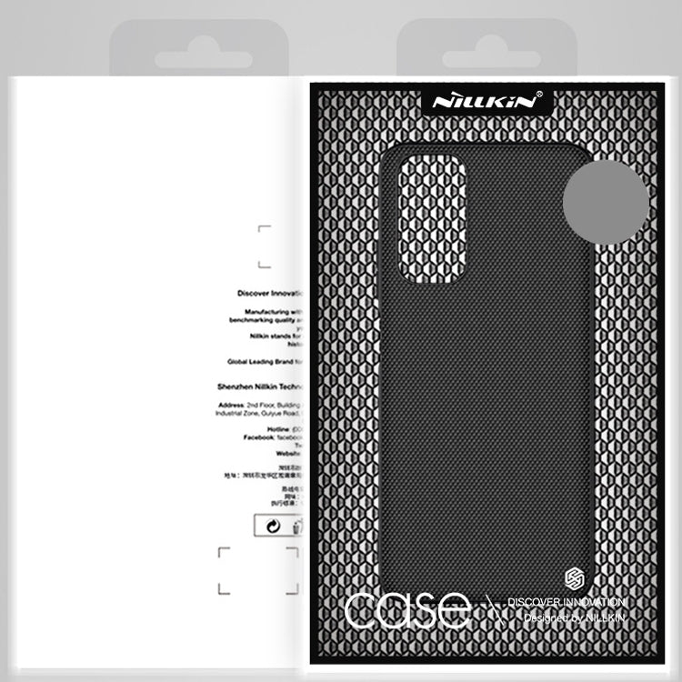 NILLKIN 3D Textured Nylon Fiber TPU Phone Case, For Xiaomi Redmi Note 11 4G Global