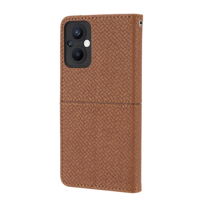 Woven Texture Stitching Magnetic PU Leather Phone Case, For OPPO A96 5G, For OPPO Realme C35, For OPPO Reno7 SE 5G, For OPPO Reno7 5G, For OPPO Realme 9 Pro