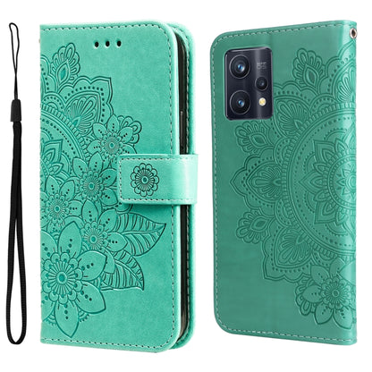 7-petal Flowers Embossing Pattern Horizontal Flip Leather Case, For Xiaomi Redmi Note 11 4G(Global), For Xiaomi Redmi Note 11 Pro 4G, For OPPO Realme 9i / A36 4G / A76 4G(Global), For OPPO Realme 9 Pro+, For OPPO Realme GT2 Pro                         ...