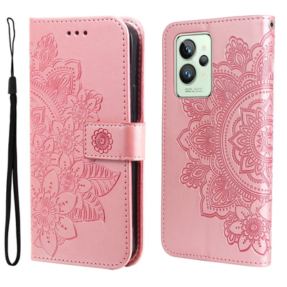 7-petal Flowers Embossing Pattern Horizontal Flip Leather Case, For Xiaomi Redmi Note 11 4G(Global), For Xiaomi Redmi Note 11 Pro 4G, For OPPO Realme 9i / A36 4G / A76 4G(Global), For OPPO Realme 9 Pro+, For OPPO Realme GT2 Pro                         ...