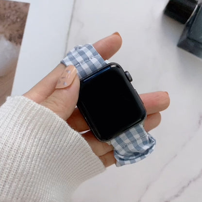 Bracelet en tissu élastique à boucle unique pour Apple Watch Series, 7 41mm / 6&SE&5&4 40mm / 3&2&1 38mm, 7 45mm / 6&SE&5&4 44mm / 3&2&1 42mm