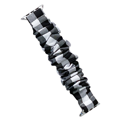 Bracelet en tissu élastique à boucle unique pour Apple Watch Series, 7 41mm / 6&SE&5&4 40mm / 3&2&1 38mm, 7 45mm / 6&SE&5&4 44mm / 3&2&1 42mm