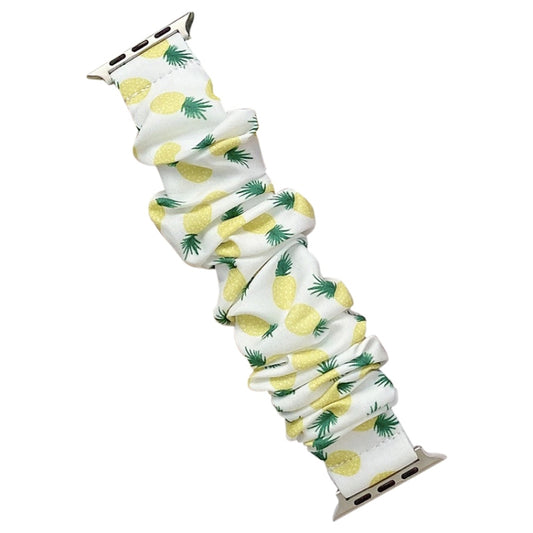 Single Loop Elasticity Cloth Fruit Watchband For Apple Watch Series, 7 41mm / 6&SE&5&4 40mm / 3&2&1 38mm, 7 45mm / 6&SE&5&4 44mm / 3&2&1 42mm