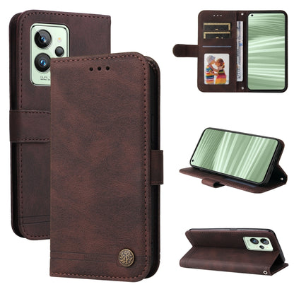 Skin Feel Life Tree Metal Button Horizontal Flip Leather Case, For Xiaomi Redmi Note 11 4G(Global), For Xiaomi Redmi Note 11 Pro 4G, For OPPO Realme 9i / A36 4G / A76 4G(Global), For OPPO Realme GT2 Pro, For OPPO Realme 9 Pro+                          ...