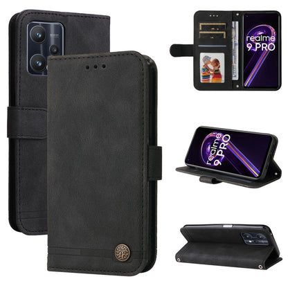 Skin Feel Life Tree Metal Button Horizontal Flip Leather Case, For Xiaomi Redmi Note 11 4G(Global), For Xiaomi Redmi Note 11 Pro 4G, For OPPO Realme 9i / A36 4G / A76 4G(Global), For OPPO Realme GT2 Pro, For OPPO Realme 9 Pro+                          ...