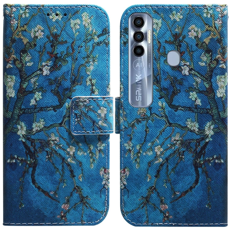Coloured Drawing Leather Phone Case, For Tecno Spark 7 Pro, For Tecno Spark 8 / 8T, For Tecno Spark 8P, For Tecno Spark Go 2022 / Spark 8C