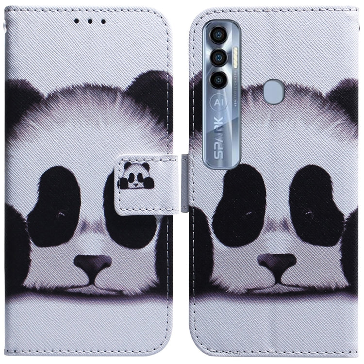 Coloured Drawing Leather Phone Case, For Tecno Spark 7 Pro, For Tecno Spark 8 / 8T, For Tecno Spark 8P, For Tecno Spark Go 2022 / Spark 8C