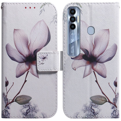 Coloured Drawing Leather Phone Case, For Tecno Spark 7 Pro, For Tecno Spark 8 / 8T, For Tecno Spark 8P, For Tecno Spark Go 2022 / Spark 8C