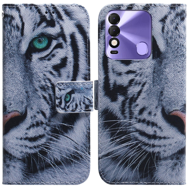Coloured Drawing Leather Phone Case, For Tecno Spark 7 Pro, For Tecno Spark 8 / 8T, For Tecno Spark 8P, For Tecno Spark Go 2022 / Spark 8C