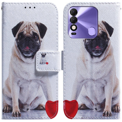 Coloured Drawing Leather Phone Case, For Tecno Spark 7 Pro, For Tecno Spark 8 / 8T, For Tecno Spark 8P, For Tecno Spark Go 2022 / Spark 8C