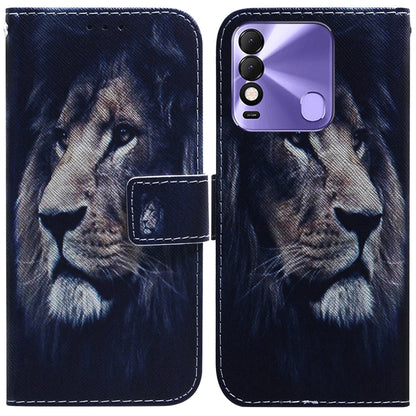 Coloured Drawing Leather Phone Case, For Tecno Spark 7 Pro, For Tecno Spark 8 / 8T, For Tecno Spark 8P, For Tecno Spark Go 2022 / Spark 8C