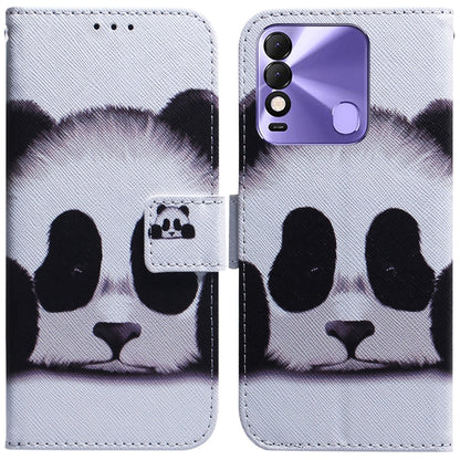 Coloured Drawing Leather Phone Case, For Tecno Spark 7 Pro, For Tecno Spark 8 / 8T, For Tecno Spark 8P, For Tecno Spark Go 2022 / Spark 8C