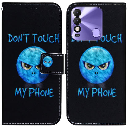 Coloured Drawing Leather Phone Case, For Tecno Spark 7 Pro, For Tecno Spark 8 / 8T, For Tecno Spark 8P, For Tecno Spark Go 2022 / Spark 8C