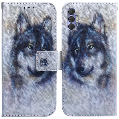 Coloured Drawing Leather Phone Case, For Tecno Spark 7 Pro, For Tecno Spark 8 / 8T, For Tecno Spark 8P, For Tecno Spark Go 2022 / Spark 8C