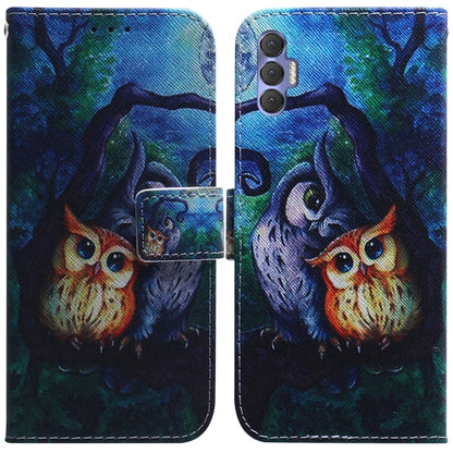 Coloured Drawing Leather Phone Case, For Tecno Spark 7 Pro, For Tecno Spark 8 / 8T, For Tecno Spark 8P, For Tecno Spark Go 2022 / Spark 8C