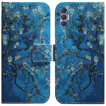 Coloured Drawing Leather Phone Case, For Tecno Spark 7 Pro, For Tecno Spark 8 / 8T, For Tecno Spark 8P, For Tecno Spark Go 2022 / Spark 8C