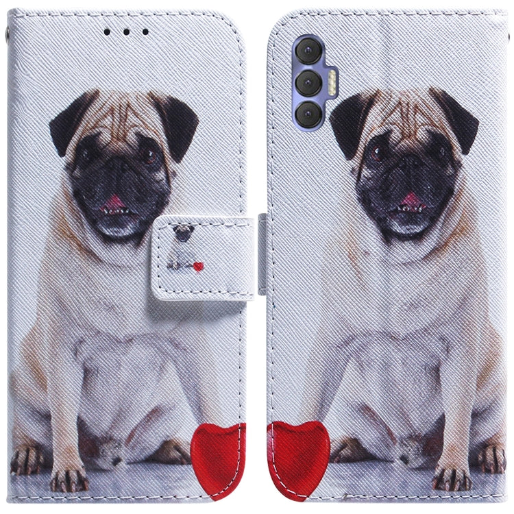Coloured Drawing Leather Phone Case, For Tecno Spark 7 Pro, For Tecno Spark 8 / 8T, For Tecno Spark 8P, For Tecno Spark Go 2022 / Spark 8C