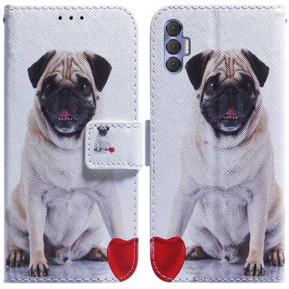 Coloured Drawing Leather Phone Case, For Tecno Spark 7 Pro, For Tecno Spark 8 / 8T, For Tecno Spark 8P, For Tecno Spark Go 2022 / Spark 8C