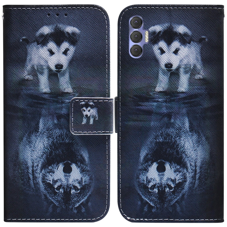 Coloured Drawing Leather Phone Case, For Tecno Spark 7 Pro, For Tecno Spark 8 / 8T, For Tecno Spark 8P, For Tecno Spark Go 2022 / Spark 8C