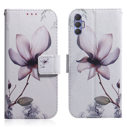 Coloured Drawing Leather Phone Case, For Tecno Spark 7 Pro, For Tecno Spark 8 / 8T, For Tecno Spark 8P, For Tecno Spark Go 2022 / Spark 8C