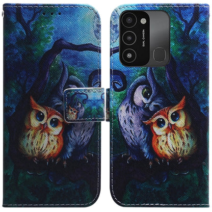 Coloured Drawing Leather Phone Case, For Tecno Spark 7 Pro, For Tecno Spark 8 / 8T, For Tecno Spark 8P, For Tecno Spark Go 2022 / Spark 8C