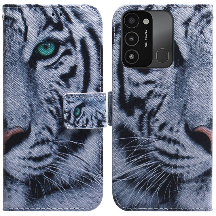 Coloured Drawing Leather Phone Case, For Tecno Spark 7 Pro, For Tecno Spark 8 / 8T, For Tecno Spark 8P, For Tecno Spark Go 2022 / Spark 8C
