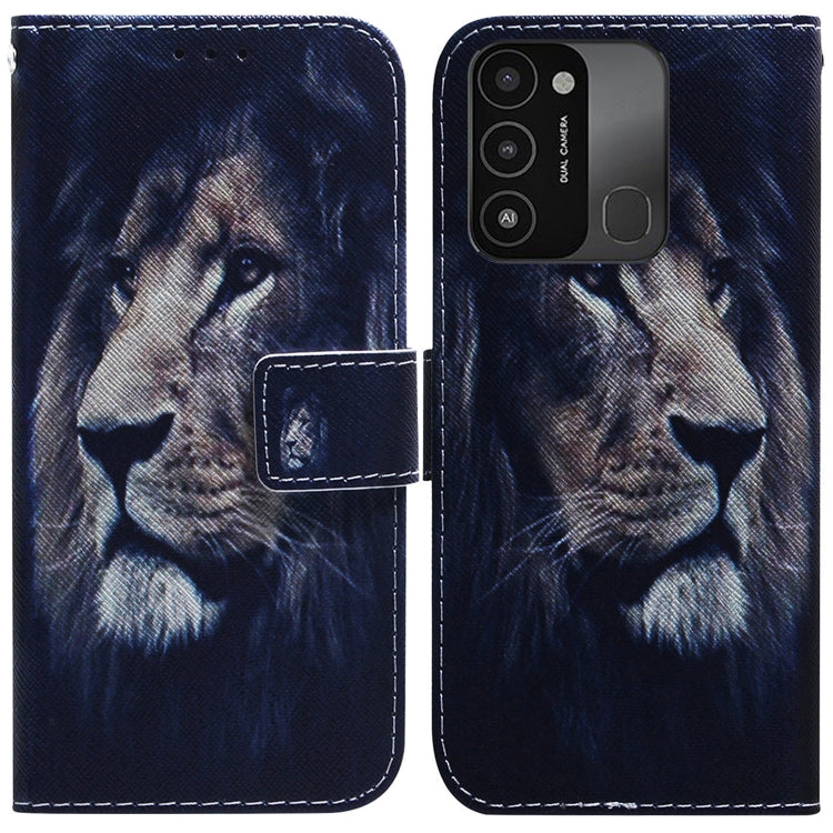 Coloured Drawing Leather Phone Case, For Tecno Spark 7 Pro, For Tecno Spark 8 / 8T, For Tecno Spark 8P, For Tecno Spark Go 2022 / Spark 8C