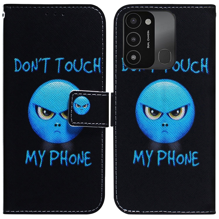 Coloured Drawing Leather Phone Case, For Tecno Spark 7 Pro, For Tecno Spark 8 / 8T, For Tecno Spark 8P, For Tecno Spark Go 2022 / Spark 8C
